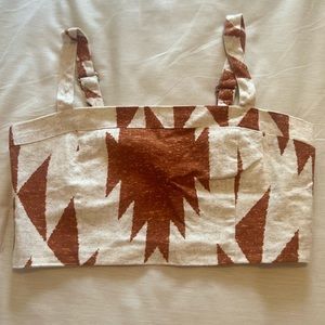 Forever 21 Tribal crop top 🤎 Size Small